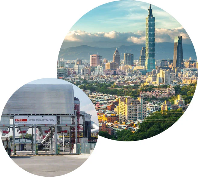 REMEX-Anlage in Singapur