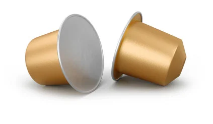 Two coffee pods