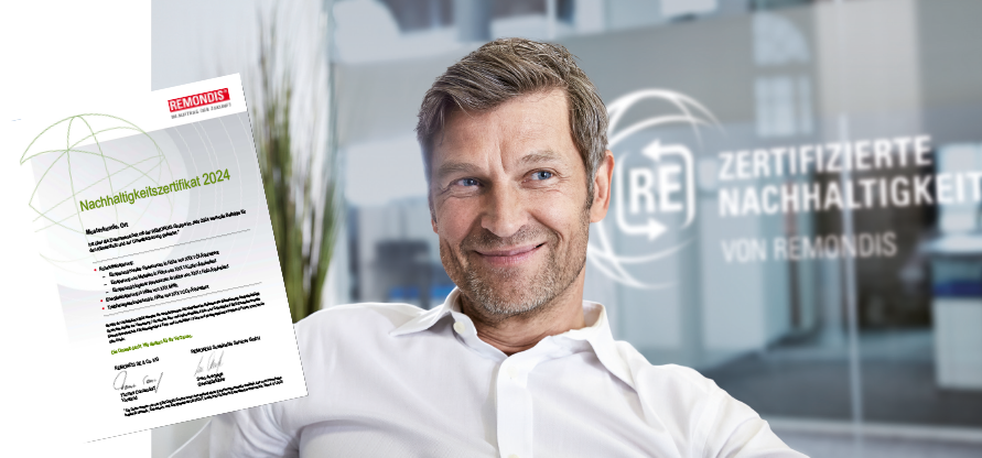Nachhaltigkeitszertifikat REMONDIS
